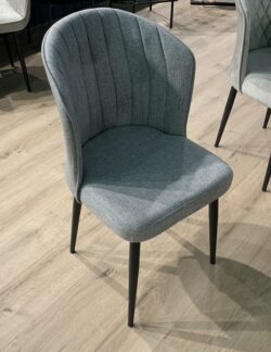 Καρέκλα Υφασμάτινη Γκρί Ανοιχτό