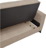 Σετ σαλονιού, Τριθέσιος - Διθέσιος καναπές Modesto,Μπεζ , All4home - Image 8