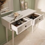 Τουαλέτα με καθρέφτη, Luna 6020 , ΄Λευκό, 90x35x82εκ., All4home - Image 6