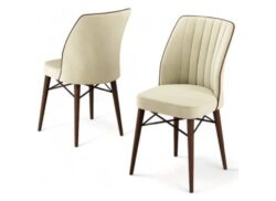 Καρέκλα Υφασμάτινη Κρέμ