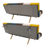 Καναπές - κρεβάτι 3θέσιος Freddo pakoworld ύφασμα πολύχρωμο 182x81x84εκ - Image 8