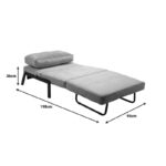 Πολυθρόνα-κρεβάτι Fancy pakoworld βελούδο σε κυπαρισσί απόχρωση κα πόδι μαύρο μέταλλο 95x98x70εκ - Image 6