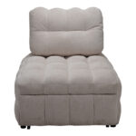Πολυθρόνα-κρεβάτι Jelica pakoworld γκρι-μπεζ ύφασμα 88x110x86εκ - Image 8