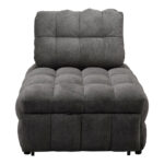 Πολυθρόνα-κρεβάτι Jelica pakoworld γκρι ύφασμα 88x110x86εκ - Image 8