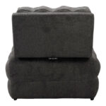 Πολυθρόνα-κρεβάτι Jelica pakoworld γκρι ύφασμα 88x110x86εκ - Image 10