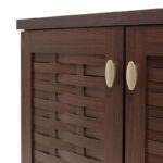 Παπουτσοθήκη-ντουλάπι MANTAM pakoworld 12 ζεύγων χρώμα καρυδί 78x40x92εκ - Image 7