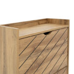 Παπουτσοθήκη Thelma pakoworld 12 ζεύγων oak 60x23.8x131.6εκ - Image 6