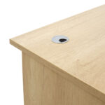 Γραφείο εργασίας επαγγελματικό Amazon pakoworld χρώμα sonoma 120x75x75εκ - Image 5