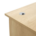 Γραφείο εργασίας επαγγελματικό Amazon pakoworld χρώμα sonoma 180x75x75εκ - Image 5