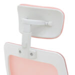 Καρέκλα γραφείου Peja pakoworld mesh ύφασμα ροζ-σκελετός λευκό 58x60x107-117εκ - Image 7