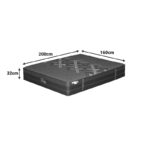 Στρώμα Resty pakoworld pocket spring μονής όψης με ενσωματωμένο ανώστρωμα 32cm 160x200εκ - Image 4