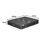 Στρώμα Resty pakoworld pocket spring μονής όψης με ενσωματωμένο ανώστρωμα 32cm 150x200εκ - Image 4