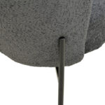 Καρέκλα Houlian pakoworld ανθρακί ύφασμα-πόδι μαύρο μέταλλο 44x66x89εκ - Image 8