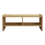 Τραπέζι σαλονιού Tiena pakoworld σε oak απόχρωση 90x50x35εκ - Image 5