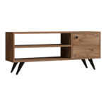 Έπιπλο τηλεόρασης Wison pakoworld σε sonoma απόχρωση 120x29x50εκ - Image 2