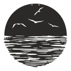 Διακοσμητικό τοίχου Seline pakooworld μαύρο μεταλλικό Φ40x0