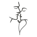 Διακοσμητικό τοίχου Lovia pakooworld μαύρο μεταλλικό 28x1