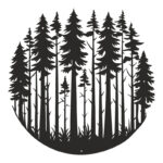 Διακοσμητικό τοίχου Foren pakooworld μαύρο μεταλλικό Φ50x1