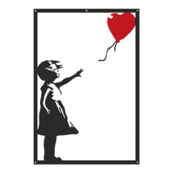 Διακοσμητικό τοίχου Balezo pakooworld μαύρο μεταλλικό 35x0