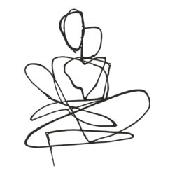 Διακοσμητικό τοίχου Emensa pakooworld μαύρο μεταλλικό 40x1