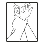 Διακοσμητικό τοίχου Handia pakooworld μαύρο μεταλλικό 40x1