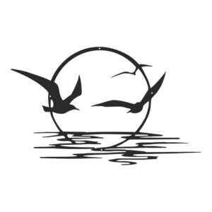 Διακοσμητικό τοίχου Sunsy pakooworld μαύρο μεταλλικό 40x1