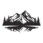 Διακοσμητικό τοίχου Mirolo pakooworld μαύρο μεταλλικό 70x1