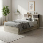 Κρεβάτι OLYMPUS pakoworld σε χρώμα castillo-toro 120x200εκ - Image 2