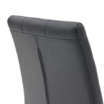 Καρέκλα Darrell pakoworld pu μαύρο-βάση χρωμίου 42x49x106εκ - Image 5