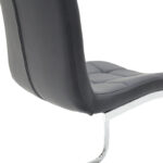 Καρέκλα Darrell pakoworld pu μαύρο-βάση χρωμίου 42x49x106εκ - Image 7
