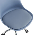 Καρέκλα γραφείου εργασίας Gaston II pakoworld pp-pu σε απόχρωση ανοιχτό μπλε 48x57x77-90εκ - Image 7