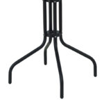 Τραπεζαρία Vergo-Tade pakoworld 3τεμ μαύρο μέταλλο Φ60x70εκ - Image 7