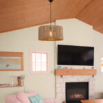 Φωτιστικό οροφής μονόφωτο Lambu pakoworld Ε27 σε φυσική απόχρωση Φ40x20εκ - Image 2