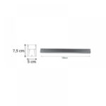 InLight Κρεμαστό φωτιστικό LED 50W 3CCT (By Switch) από αλουμίνιο σε μαύρη απόχρωση D:150cm (6072-150-BL) - Image 2