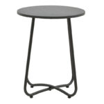 Τραπέζι Bramwell pakoworld μέταλλο ανθρακί Φ40x50εκ - Image 3