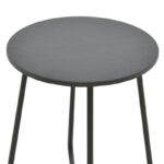 Τραπέζι Bramwell pakoworld μέταλλο ανθρακί Φ40x50εκ - Image 4