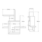 Ραφιέρα τοίχου Nogara pakoworld σε φυσική-λευκή απόχρωση 62.6x14.5x66.2εκ - Image 5