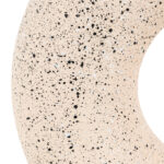 Βάζο Circkly pakoworld κεραμικό σε λευκή-μαύρη απόχρωση 27x9.5x30εκ - Image 2