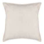 Μαξιλάρι διακοσμητικό Glober pakoworld ύφασμα σε ιβουάρ απόχρωση 45x45εκ