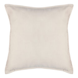 Μαξιλάρι διακοσμητικό Glober pakoworld ύφασμα σε ιβουάρ απόχρωση 45x45εκ