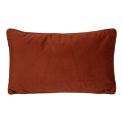 Μαξιλάρι διακοσμητικό Lubel pakoworld ύφασμα σε terracotta απόχρωση 30x50εκ