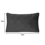 Μαξιλάρι διακοσμητικό Lubel pakoworld ύφασμα σε χακί απόχρωση 30x50εκ - Image 3