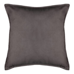 Μαξιλάρι διακοσμητικό Derfon pakoworld ύφασμα σε ανθρακί απόχρωση 55x55εκ