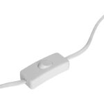 Επιτραπέζιο φωτιστικό Leyda pakoworld κεραμικό σε λευκή-φυσική απόχρωση Φ16x24εκ - Image 3