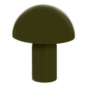 Επιτραπέζιο φωτιστικό Mushi pakoworld μέταλλο σε χακί απόχρωση Φ20x24