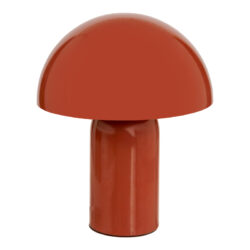 Επιτραπέζιο φωτιστικό Mushi pakoworld μέταλλο σε terracotta απόχρωση Φ20x24