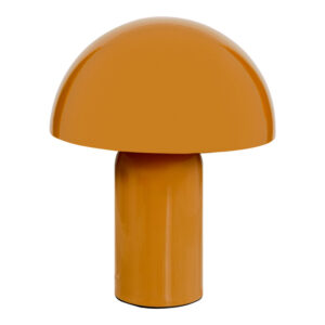 Επιτραπέζιο φωτιστικό Mushi pakoworld μέταλλο σε κίτρινη απόχρωση Φ20x24