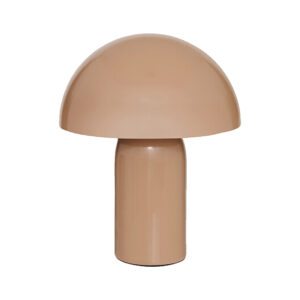 Επιτραπέζιο φωτιστικό Mushi pakoworld μέταλλο μπεζ Φ20x24
