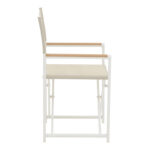 Τραπεζαρία Kliton - Mabu σετ 5τεμ pakoworld αλουμίνιο σε λευκή απόχρωση 80x80x74εκ - Image 4