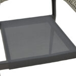 Τραπεζαρία Elation-Kliton B σετ 7τεμ pakoworld αλουμίνιο σε ανθρακί απόχρωση 150x80x74εκ - Image 8